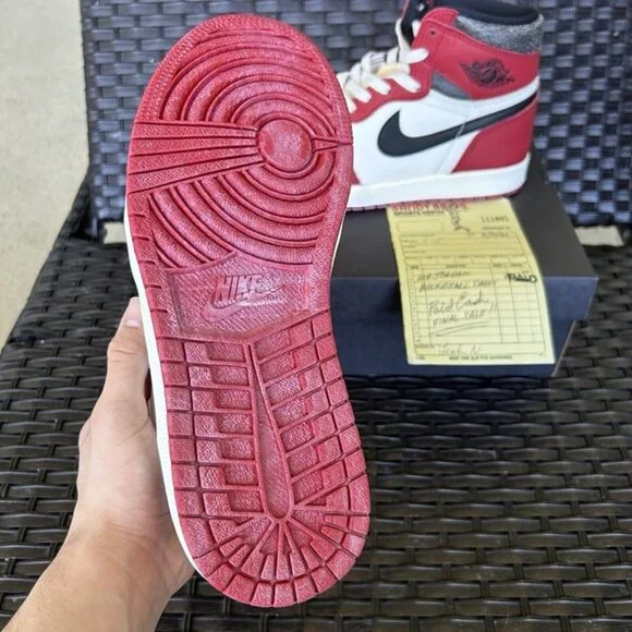 JORDAN 1 RETRO HIGH OG CHICAGO REIMAGINED LOST & FOUND 2022 Size 9 - Picture 6 of 7